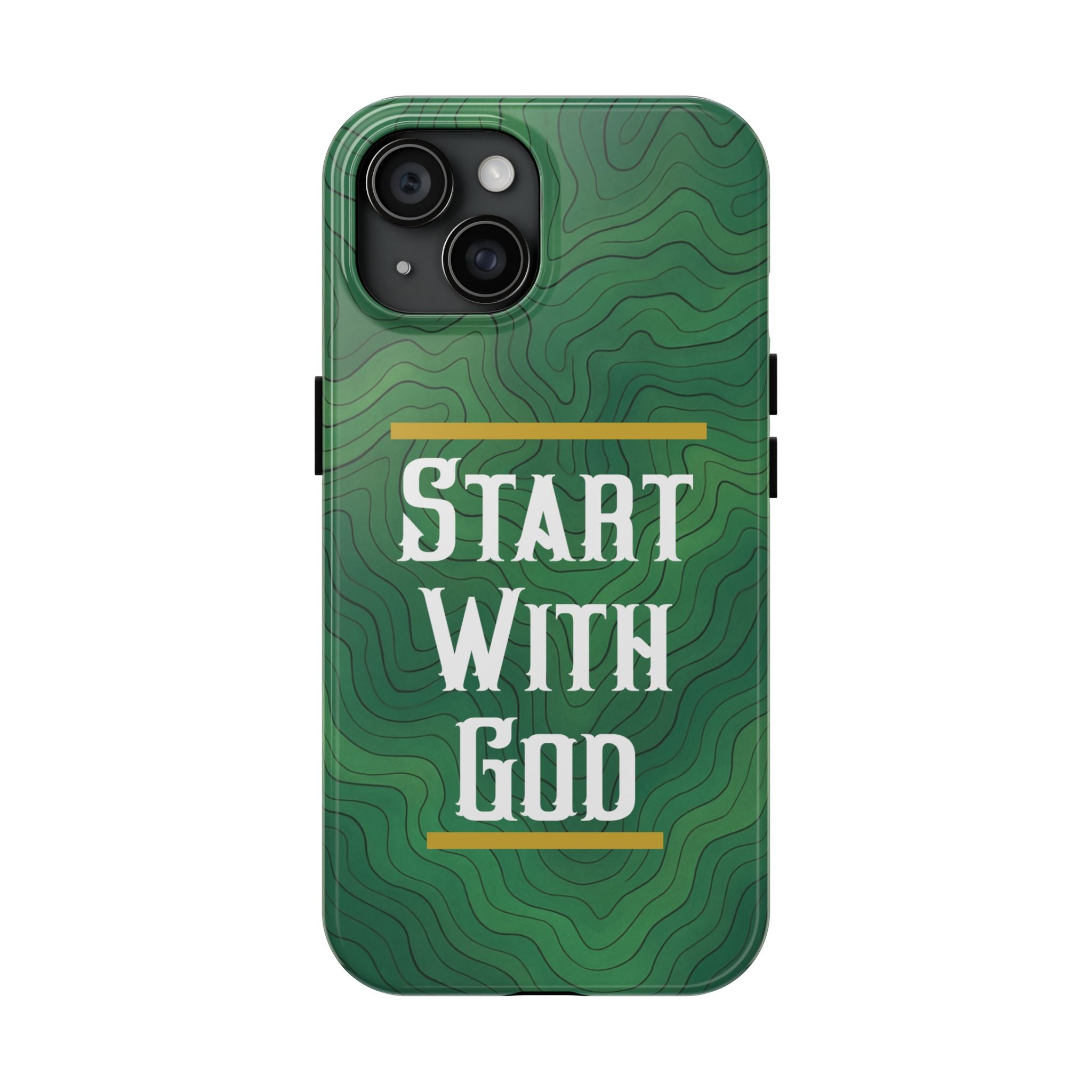 Start with God - Phone Case