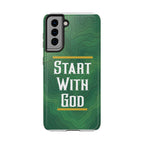 Start with God - Phone Case
