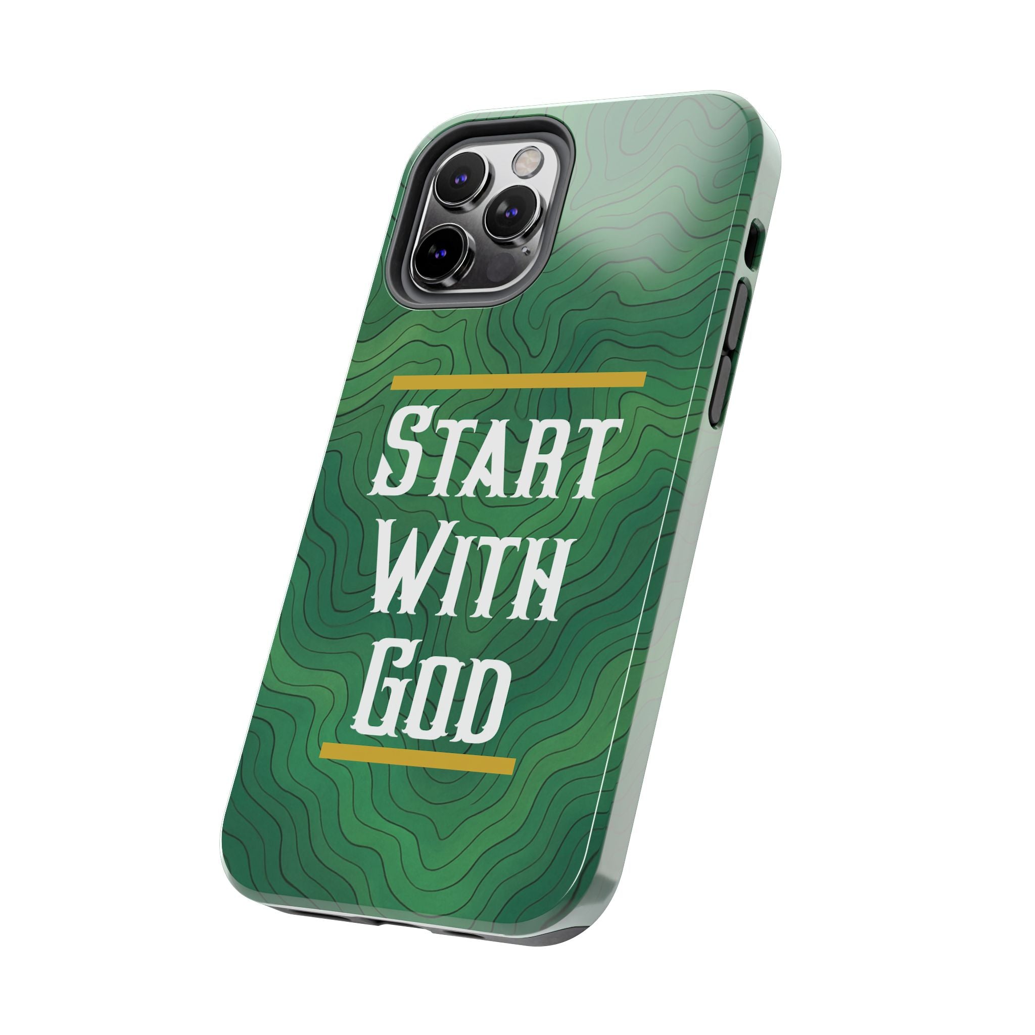 Start with God - Phone Case