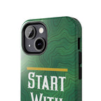 Start with God - Phone Case