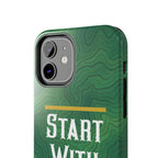 Start with God - Phone Case