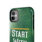 Start with God - Phone Case