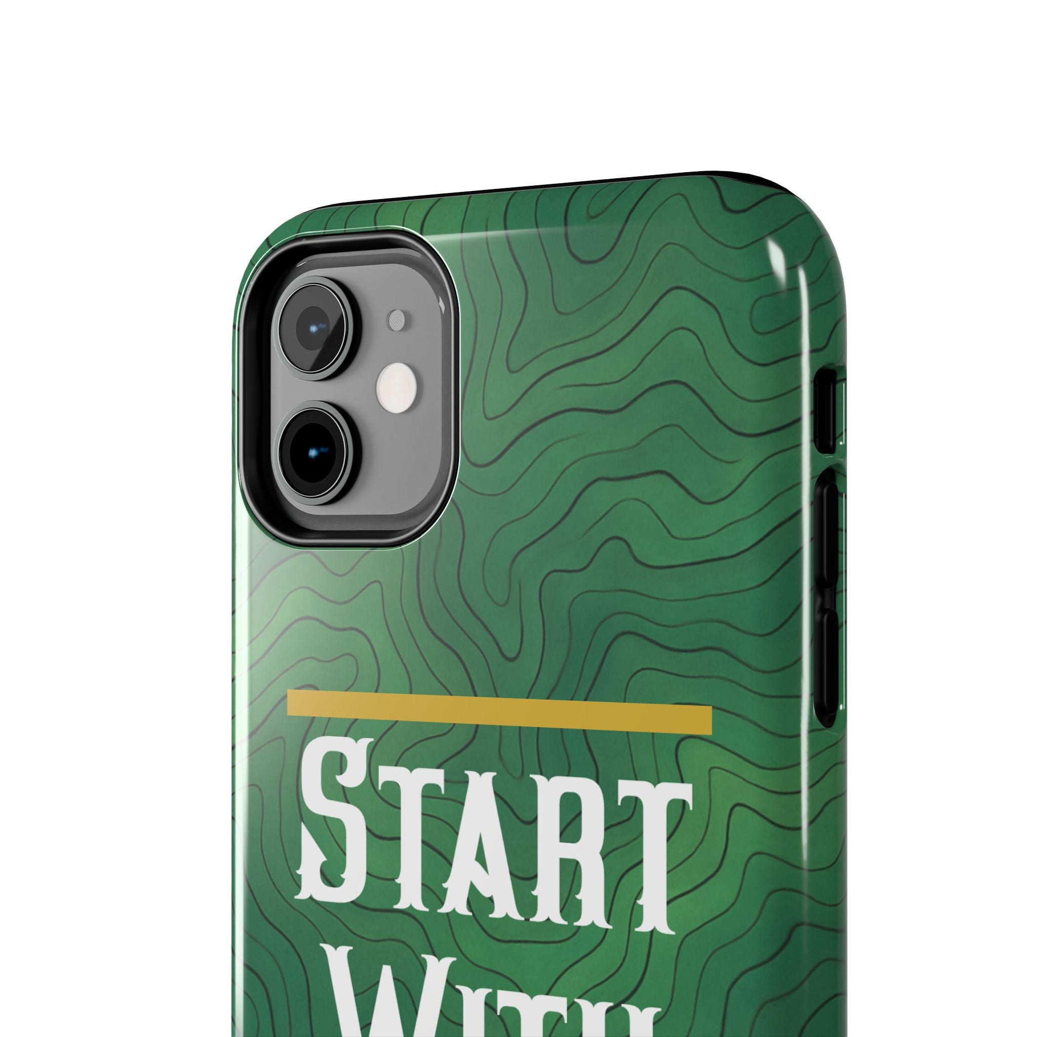 Start with God - Phone Case