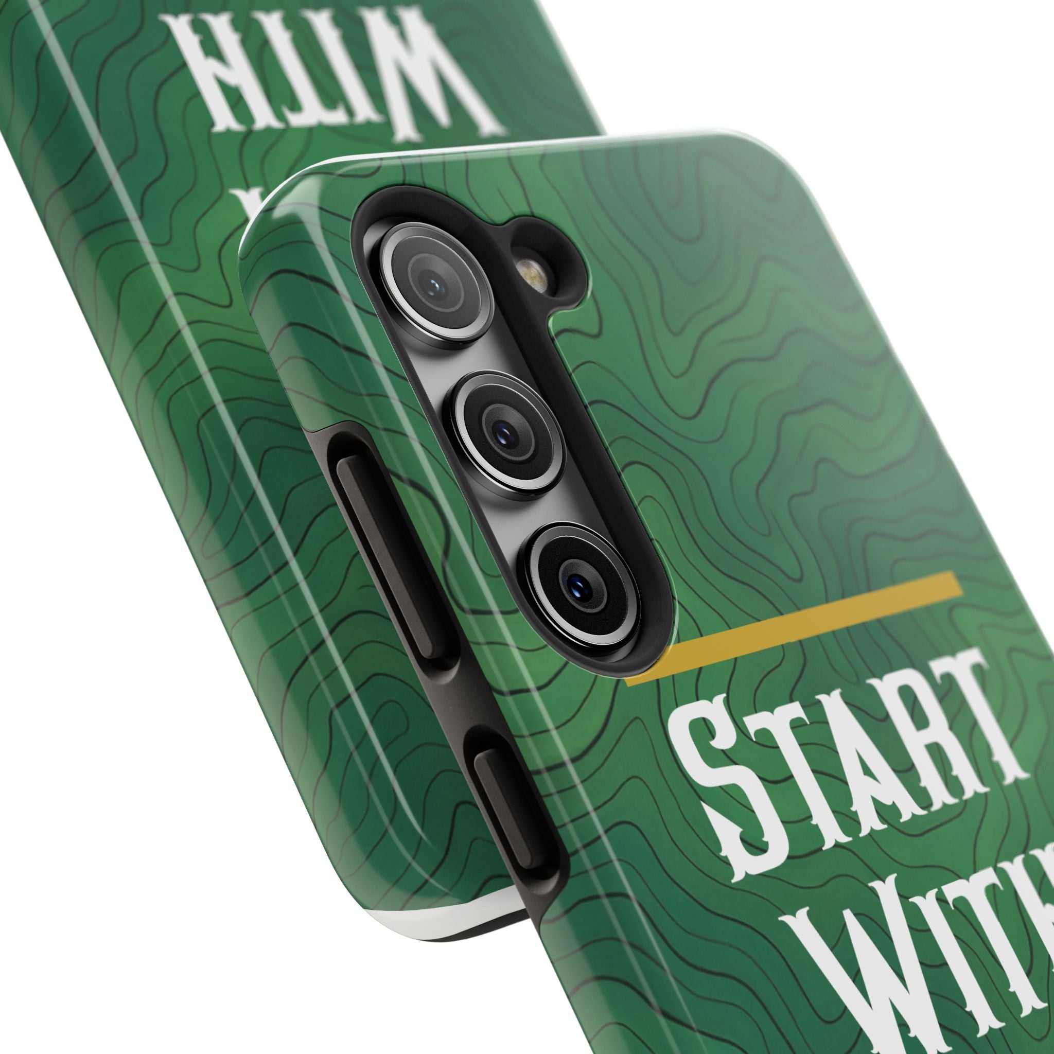 Start with God - Phone Case