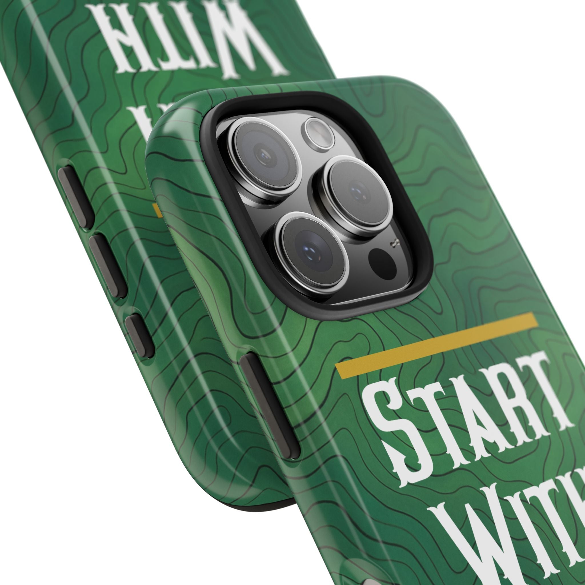 Start with God - Phone Case