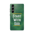 Start with God - Phone Case