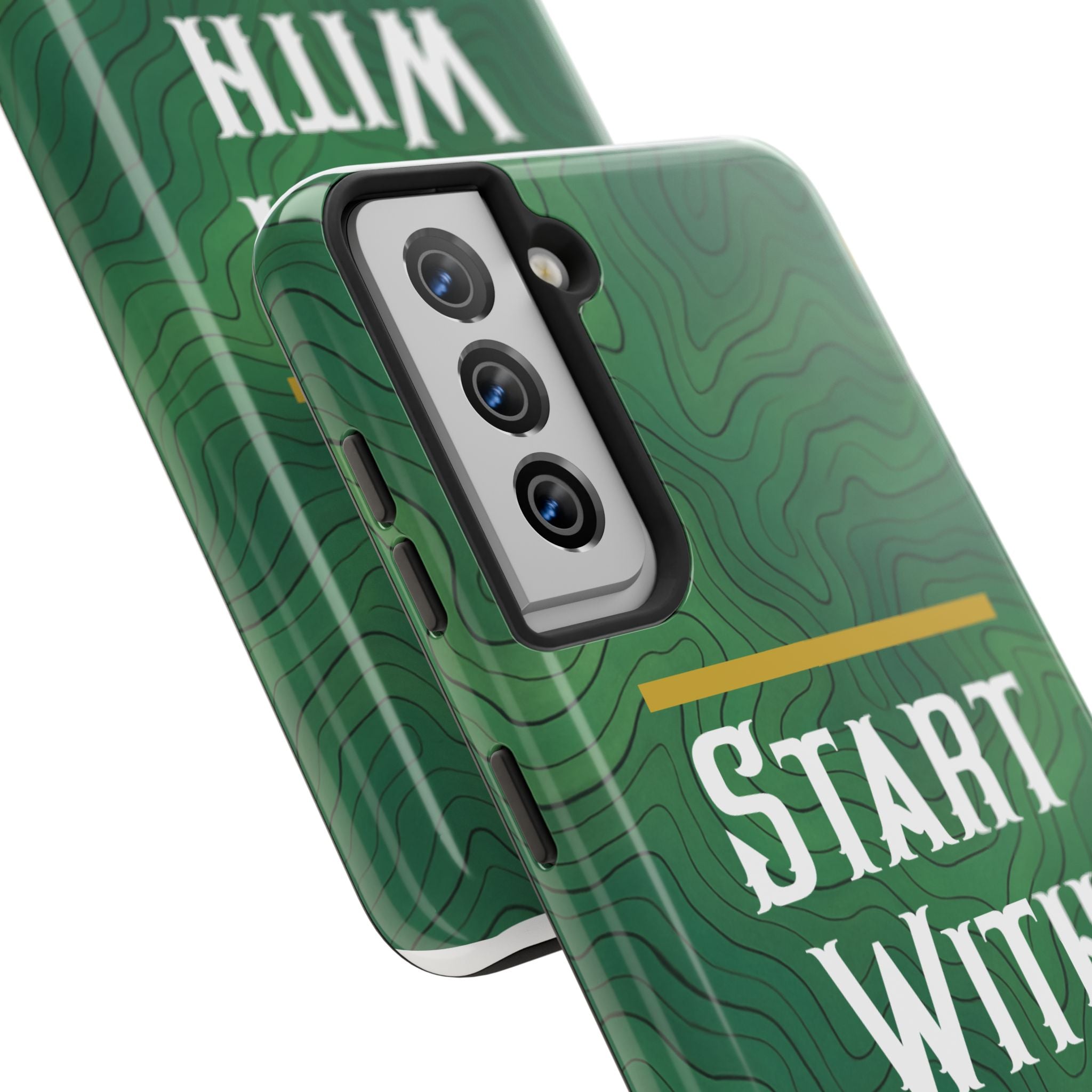 Start with God - Phone Case