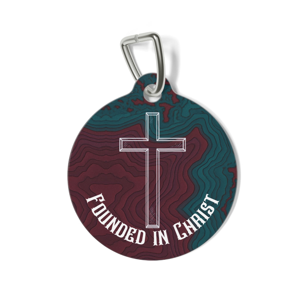 Founded in Christ Keychain