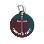 Founded in Christ Keychain