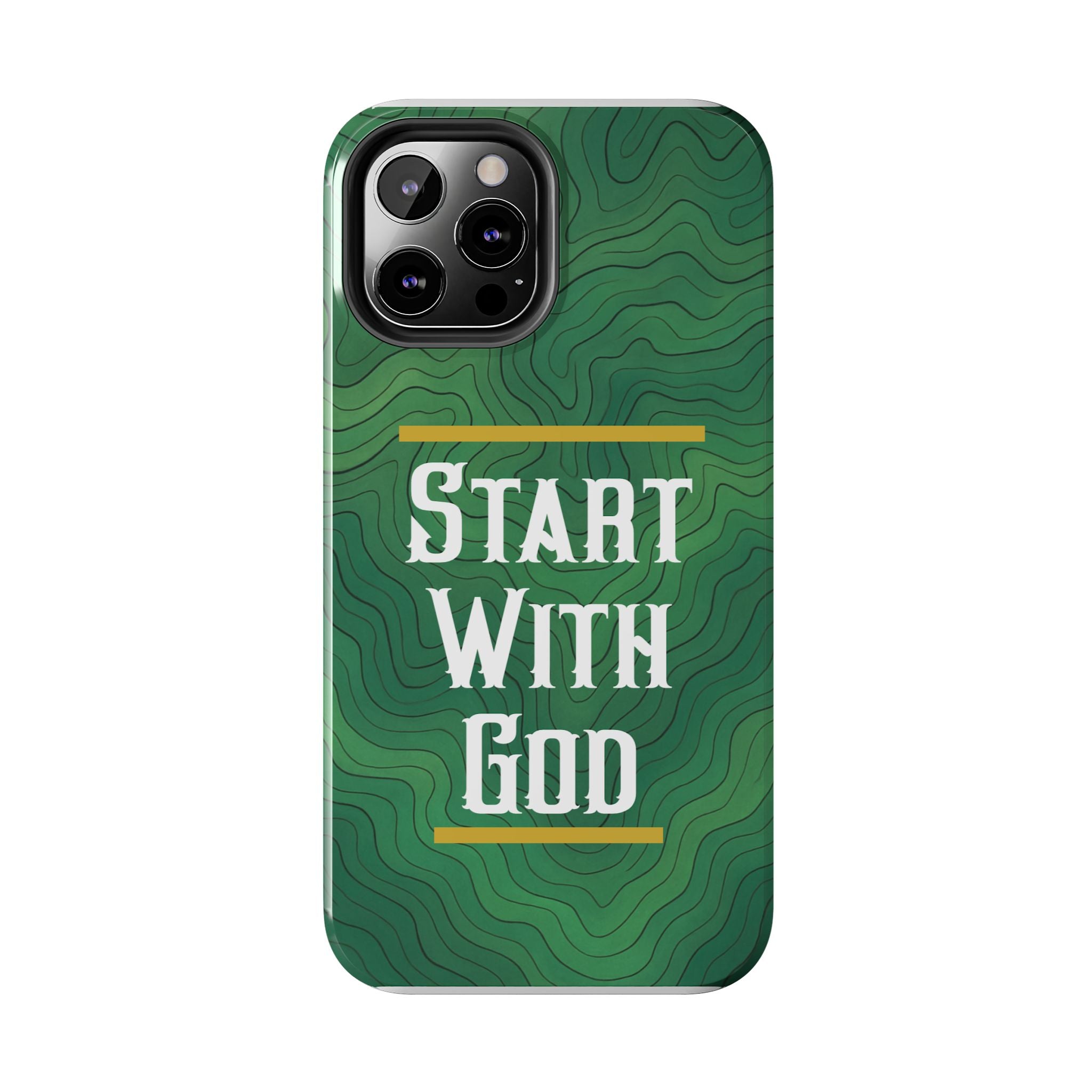 Start with God - Phone Case