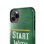 Start with God - Phone Case