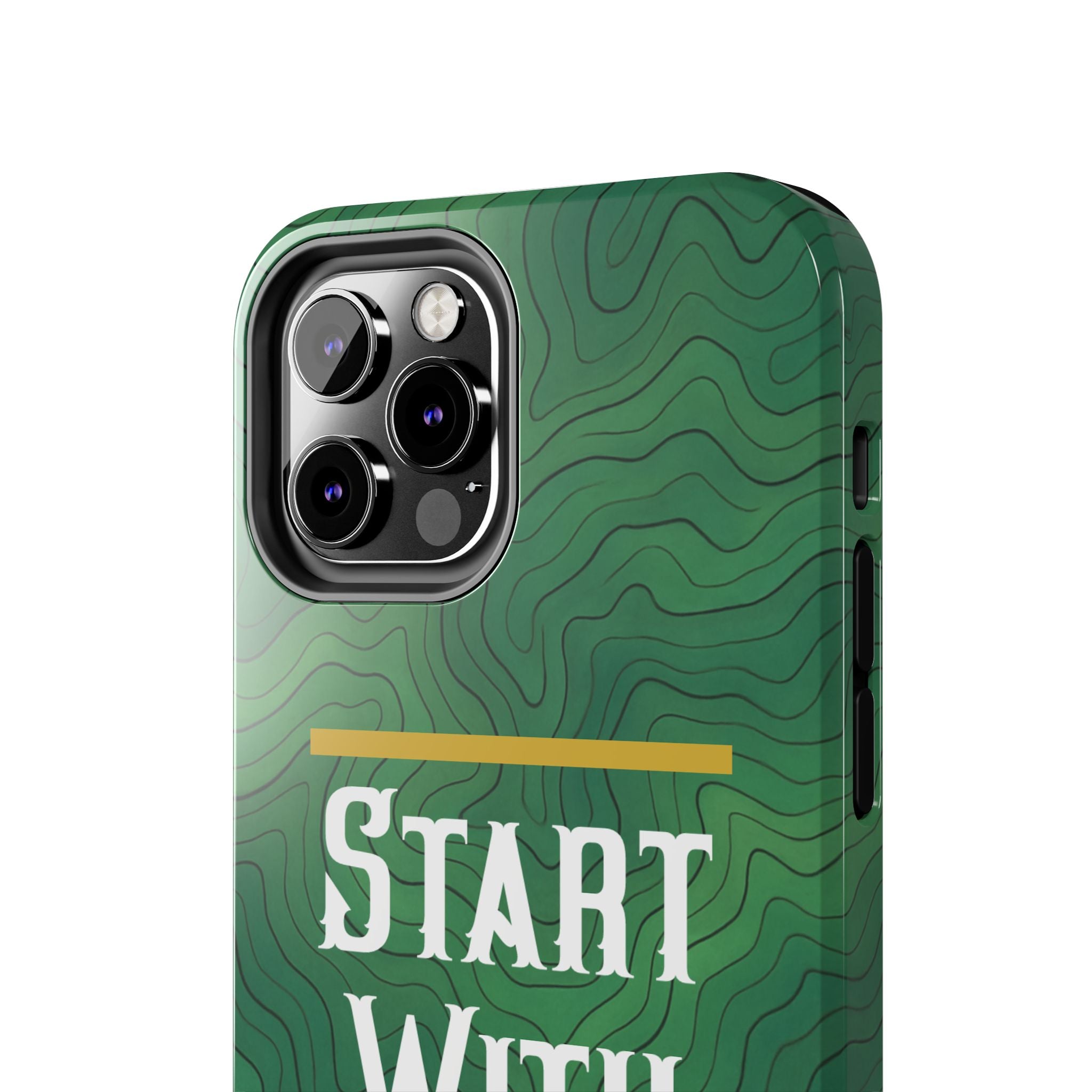 Start with God - Phone Case