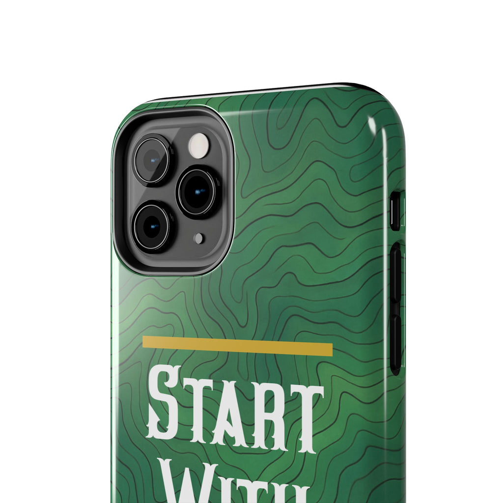Start with God - Phone Case