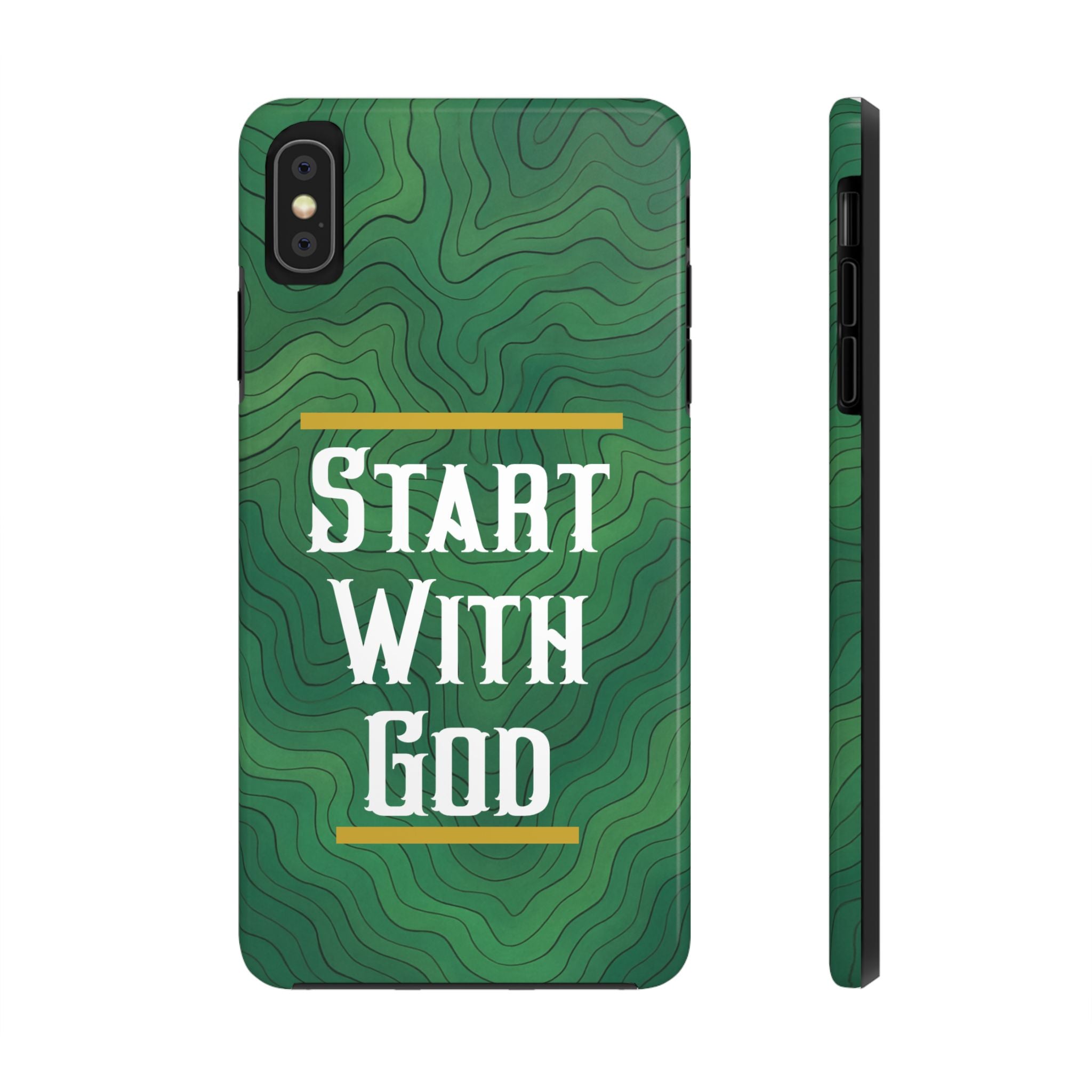 Start with God - Phone Case
