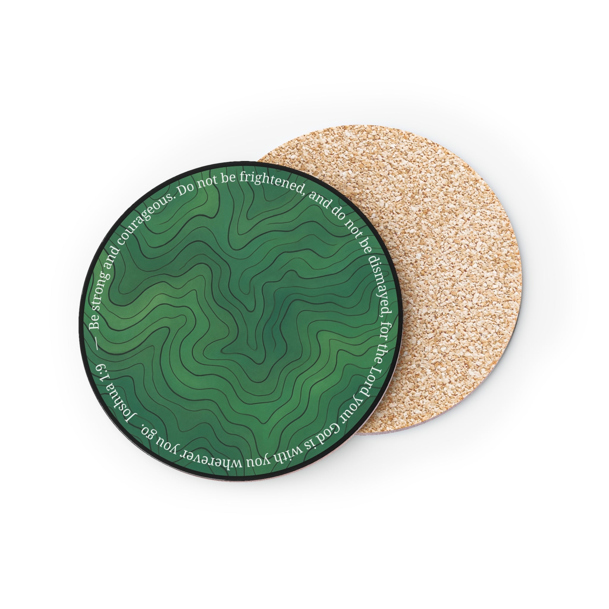 Joshua 1:9 Coaster set