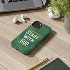 Start with God - Phone Case