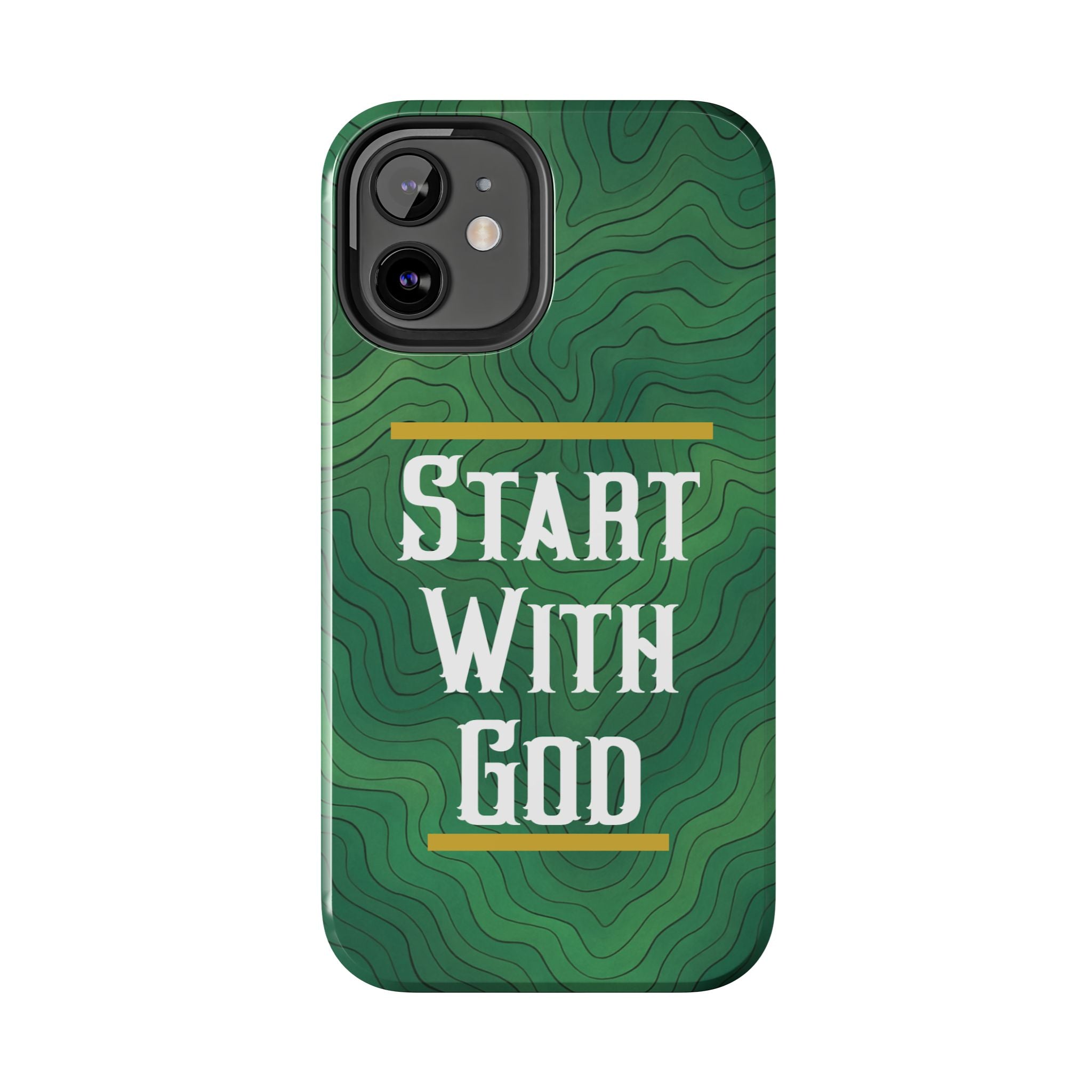 Start with God - Phone Case
