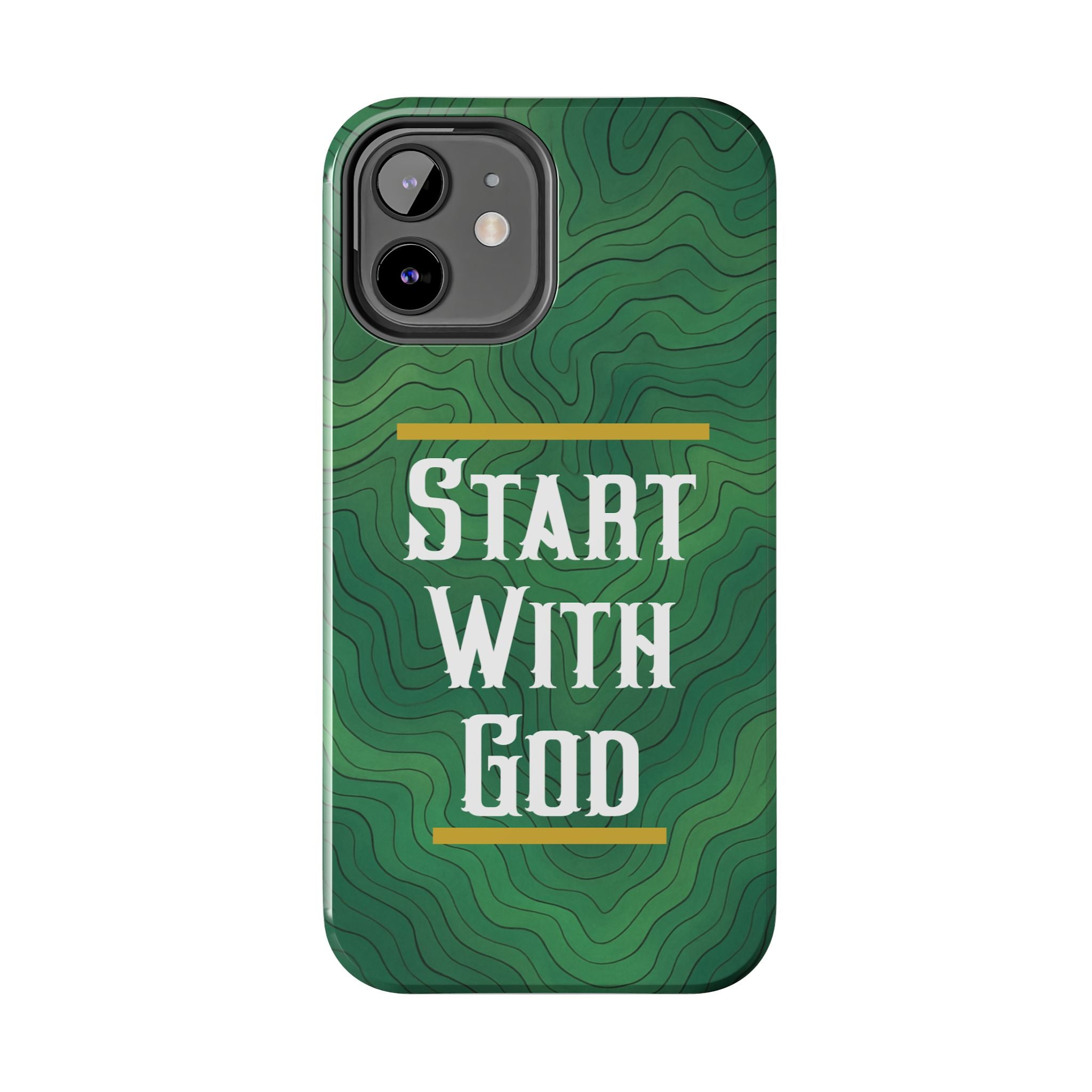 Start with God - Phone Case
