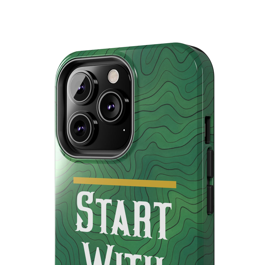 Start with God - Phone Case