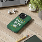 Start with God - Phone Case