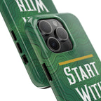 Start with God - Phone Case