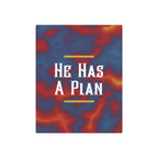 He Has A Plan Metal Art Poster