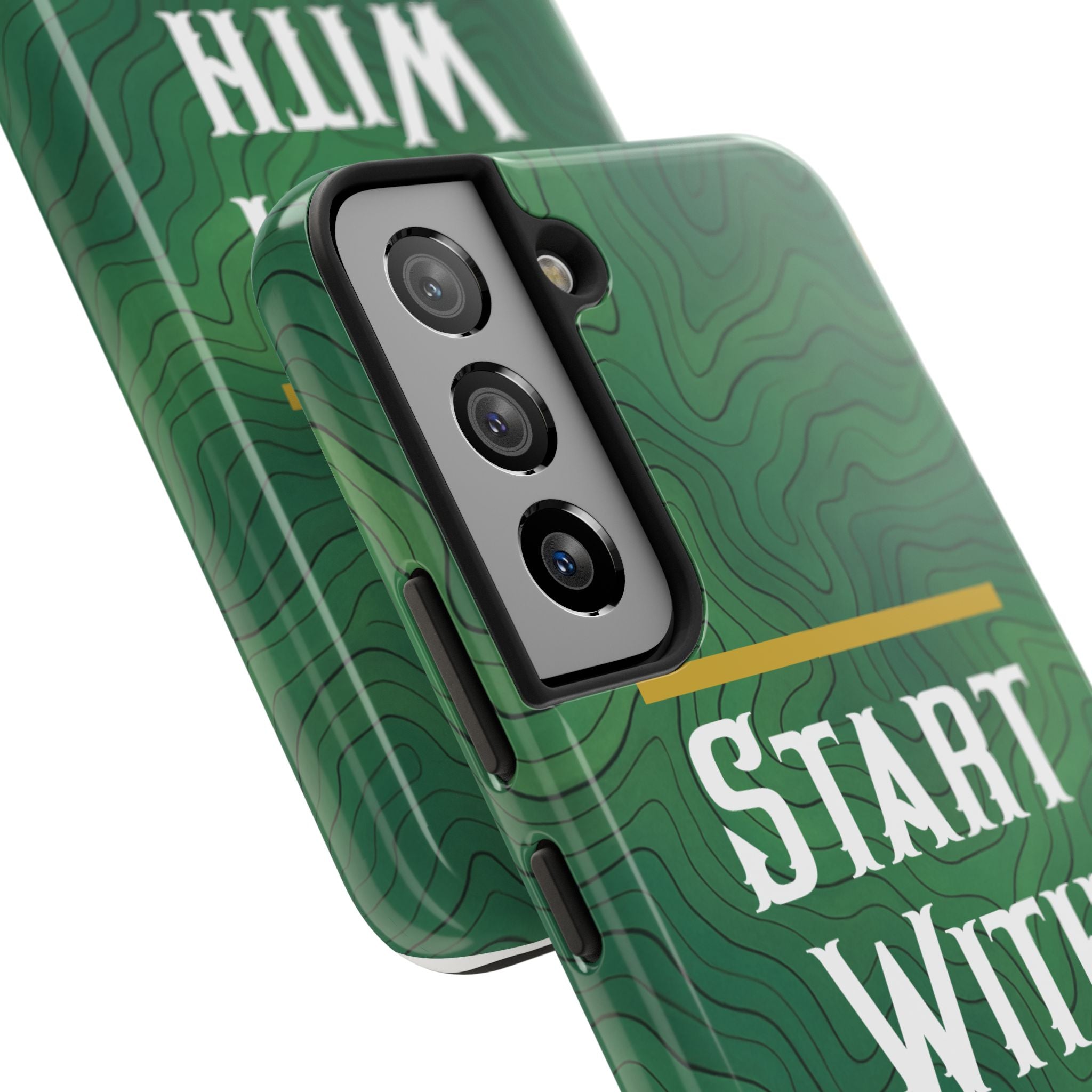 Start with God - Phone Case