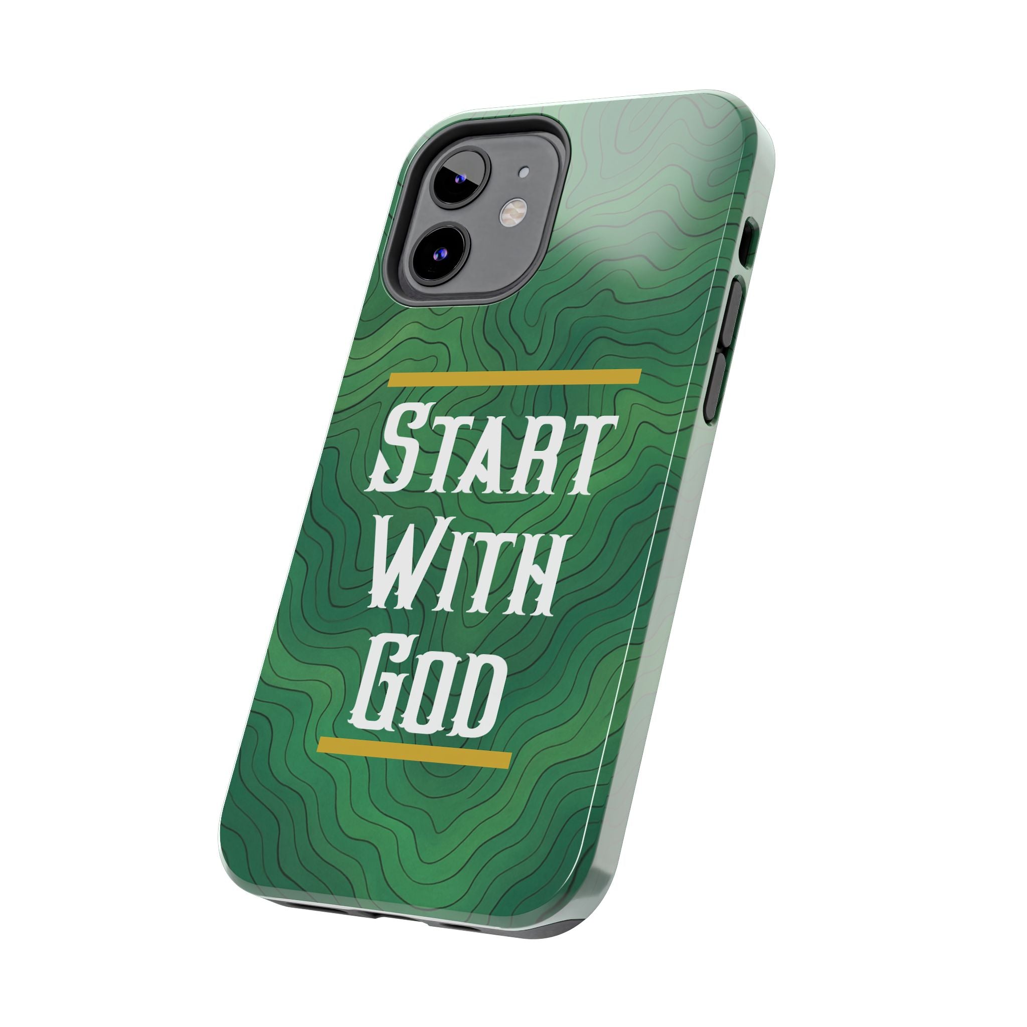 Start with God - Phone Case
