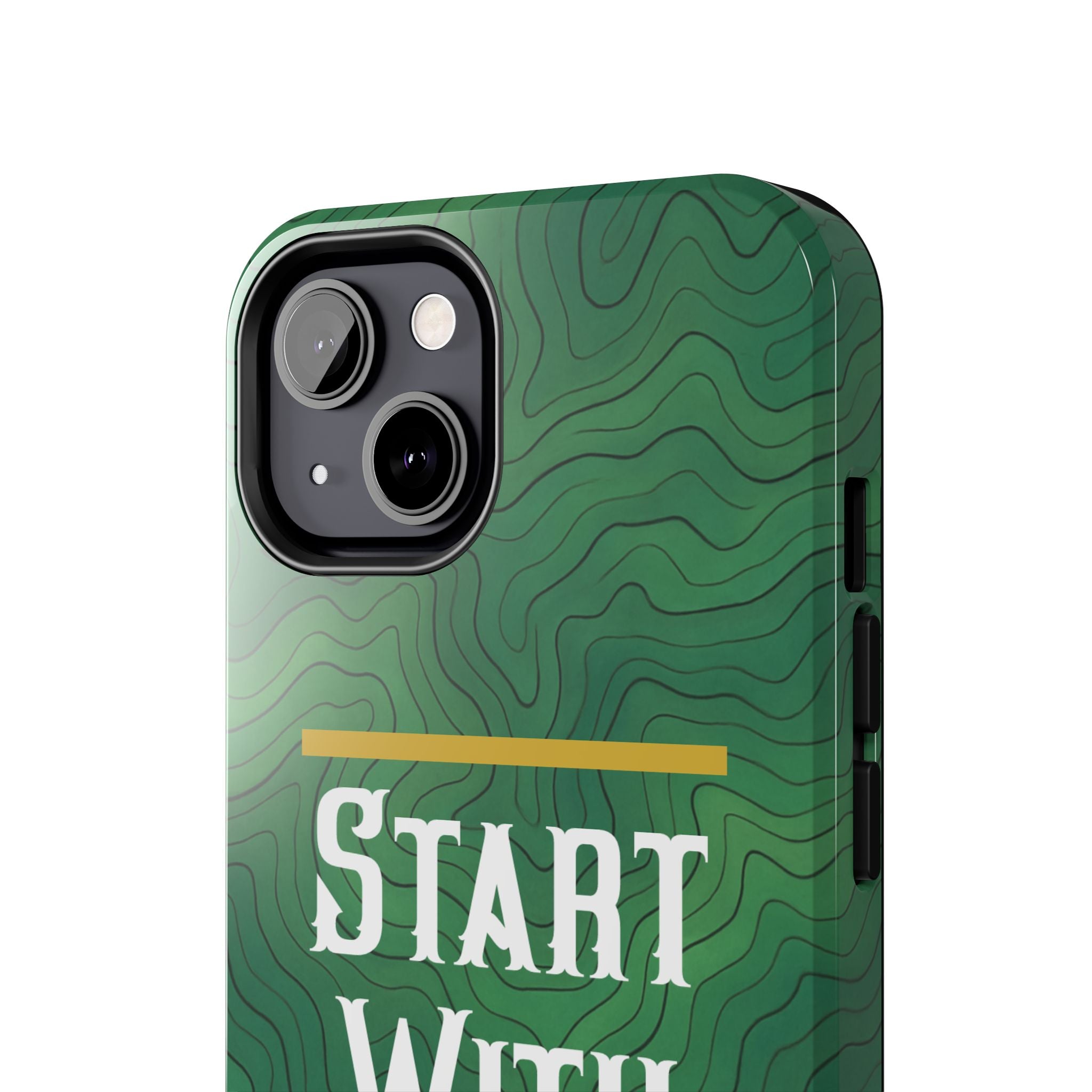 Start with God - Phone Case