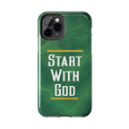 Start with God - Phone Case