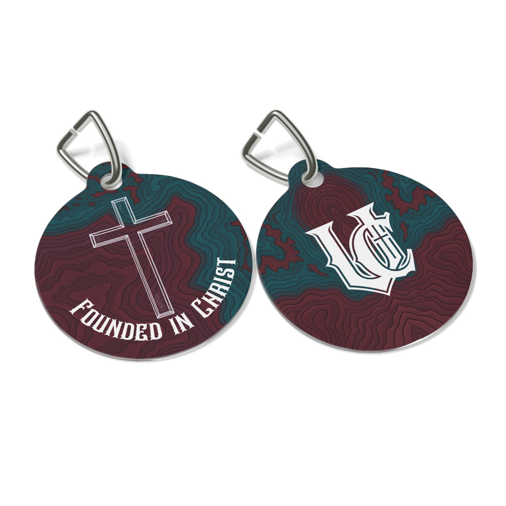 Founded in Christ Keychain