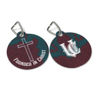 Founded in Christ Keychain