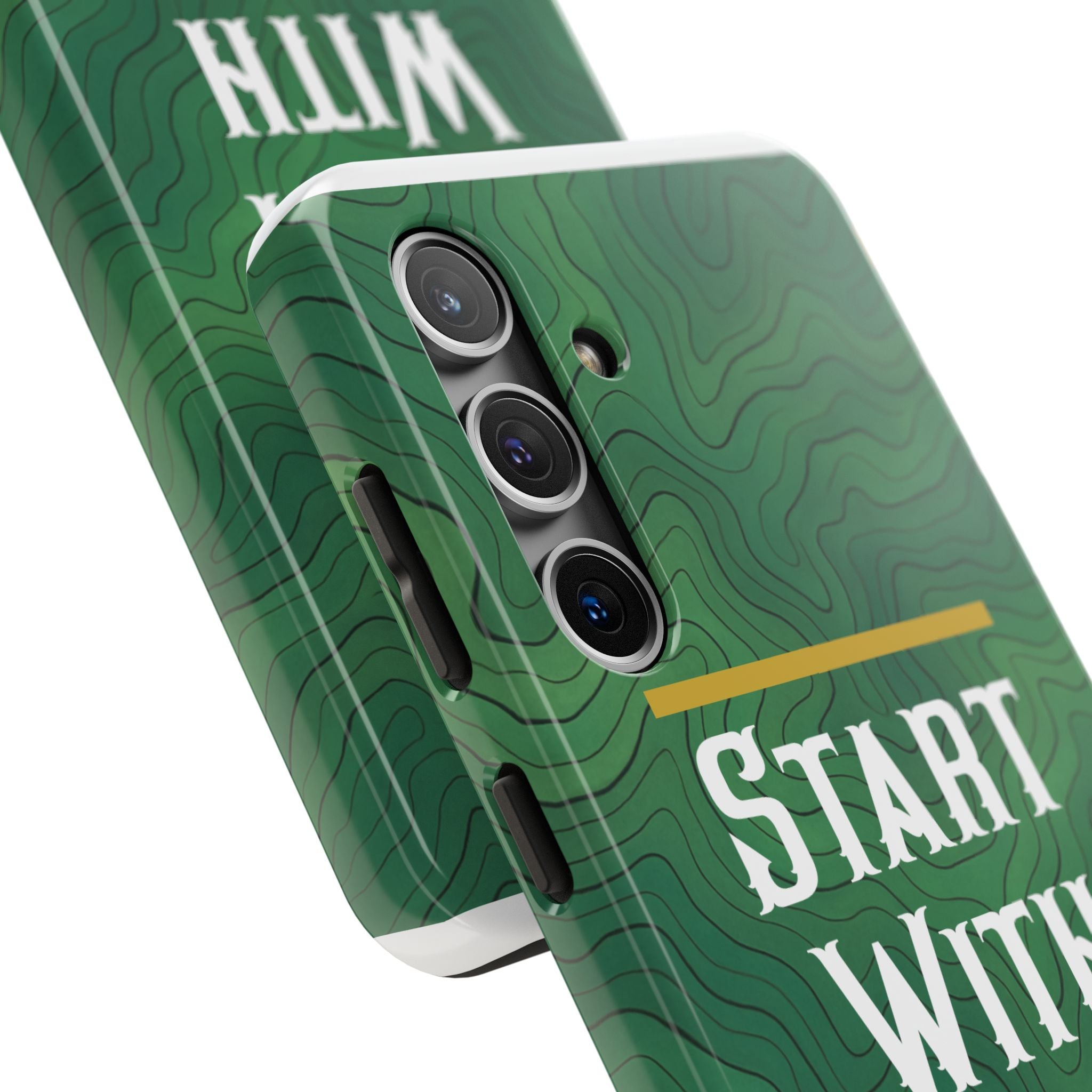 Start with God - Phone Case