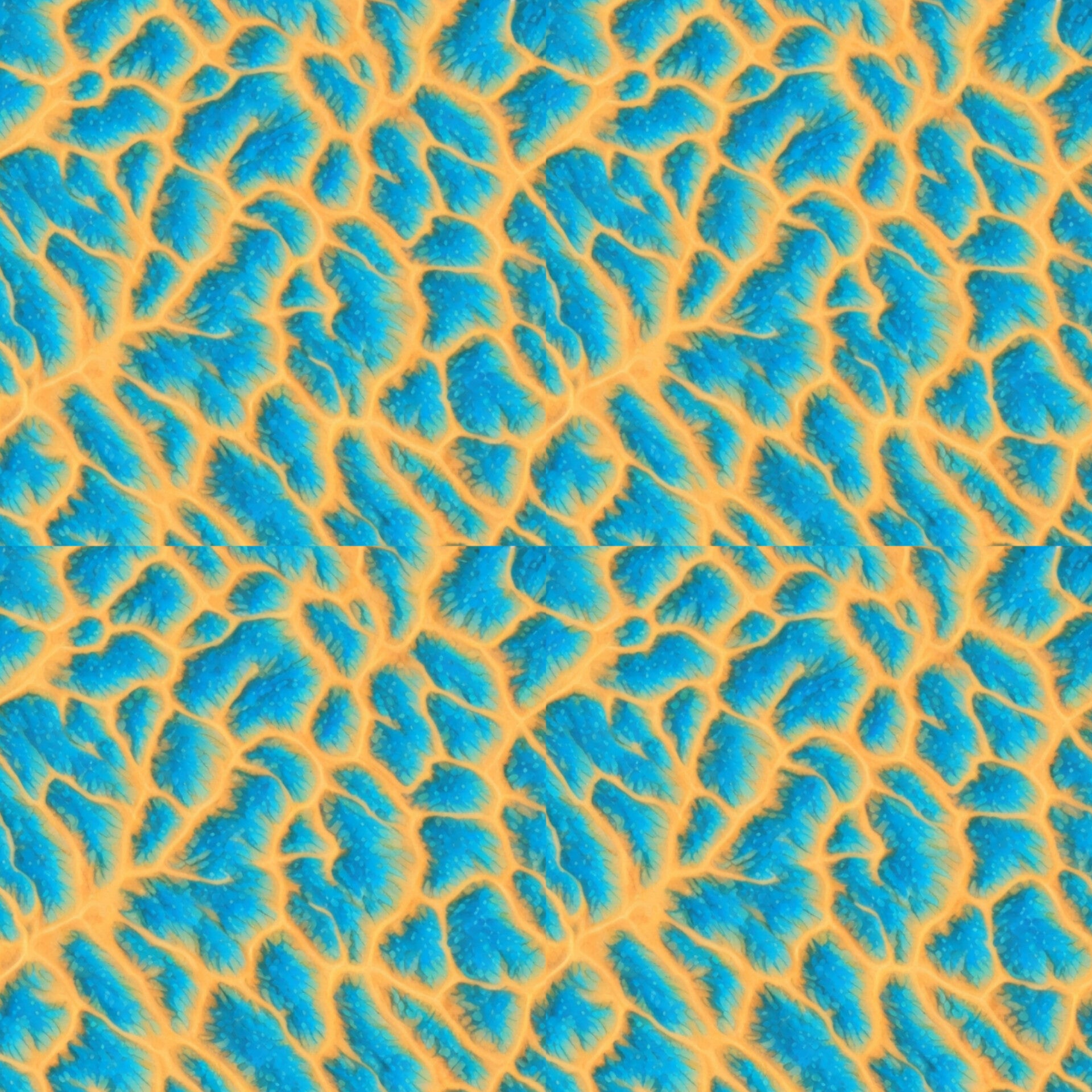 Electric Bleu Pattern
